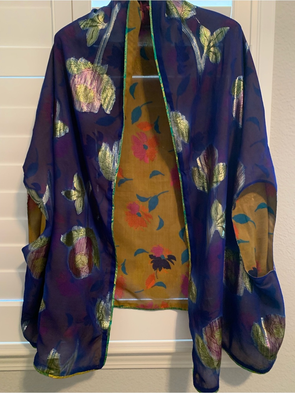 Soha Sheer Floral Kimono Jacket